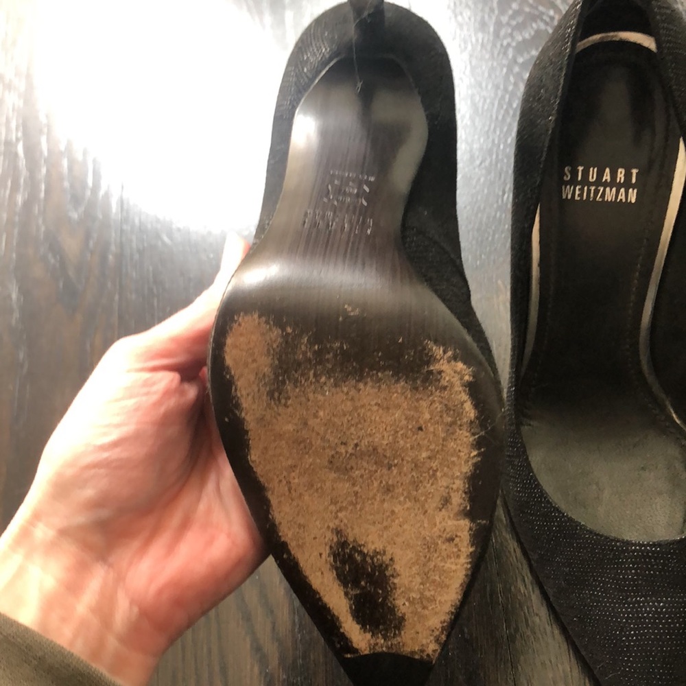 Stuart Weitzman Black Heels - Picture 4 of 6